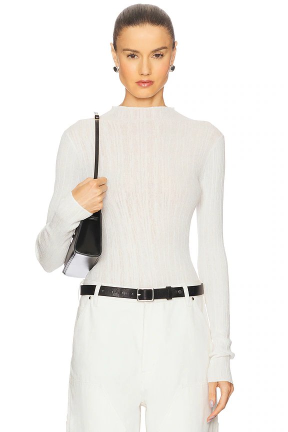 A.L.C. Hugh Top in Bright White - Image 5