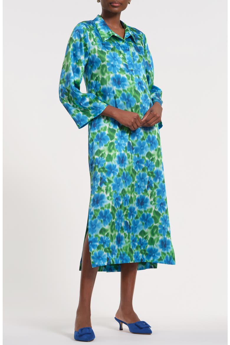 Print Midi Shirtdress