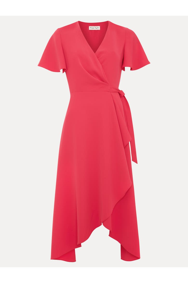 Julissa Short Sleeve Wrap Midi Dress