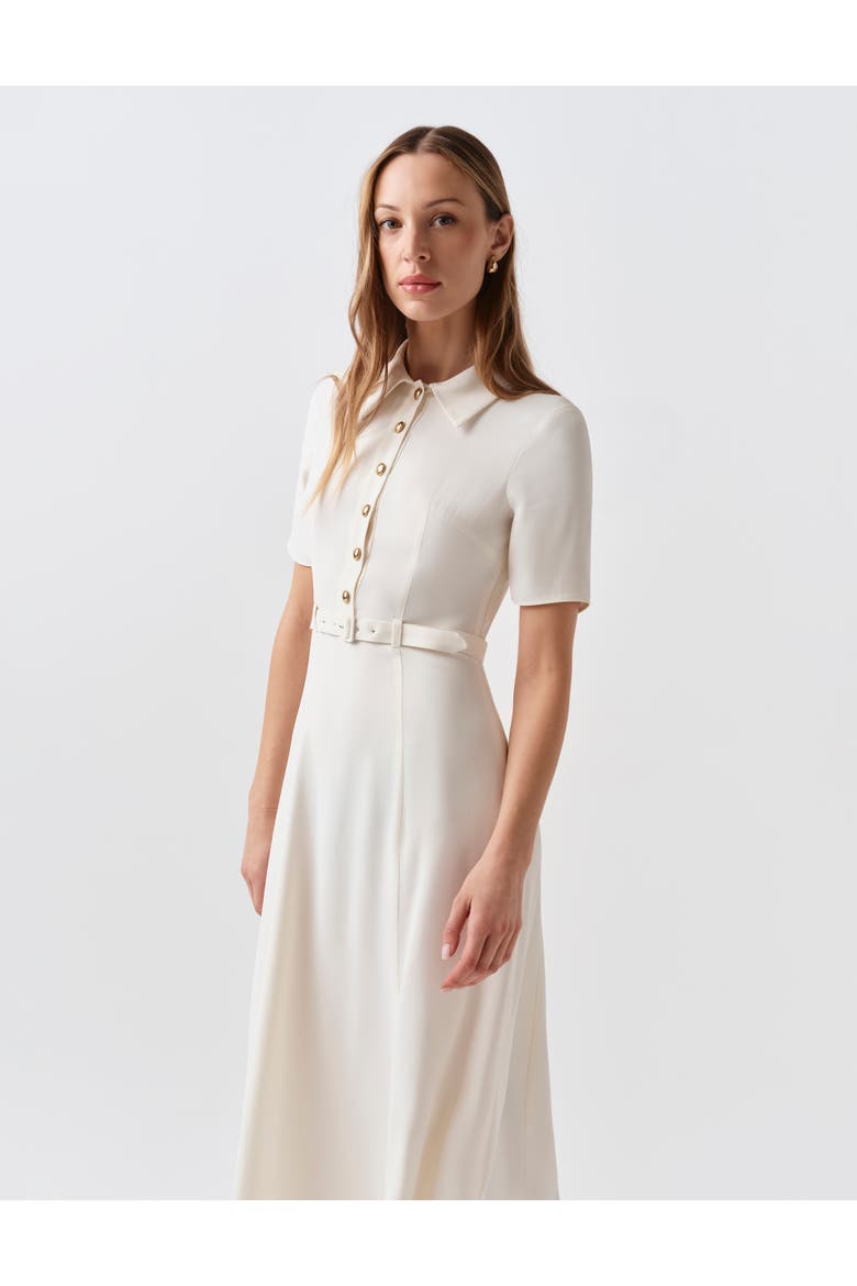 Amanda Collared Midi Shirt Dress