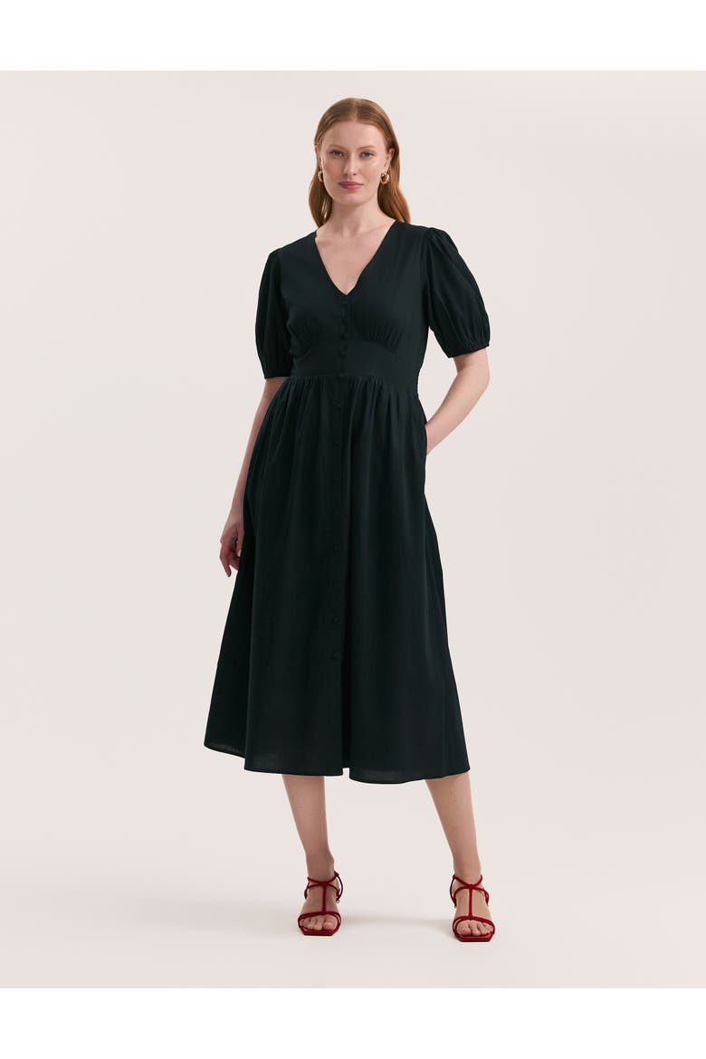 Addison Cotton Midi Tea Dress