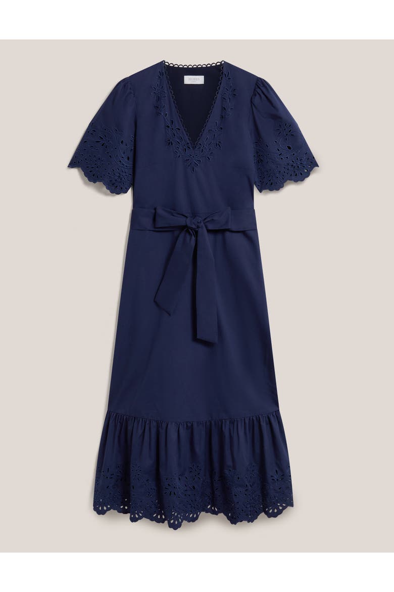 Meghan Broderie Cutwork Midi Dress