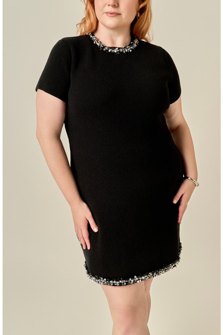Embellished Sheath Dress