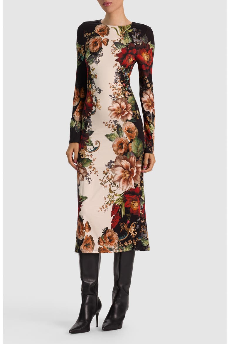 Delora Floral Midi Dress