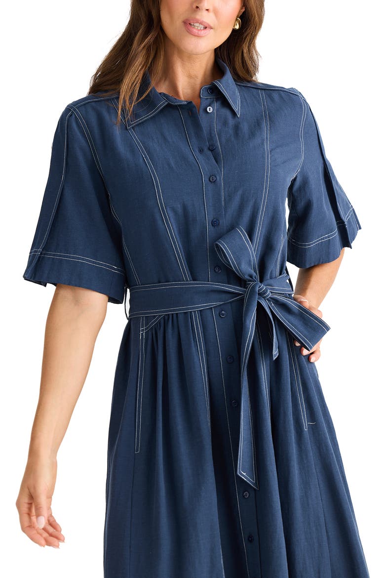 Leo Maxi Shirtdress