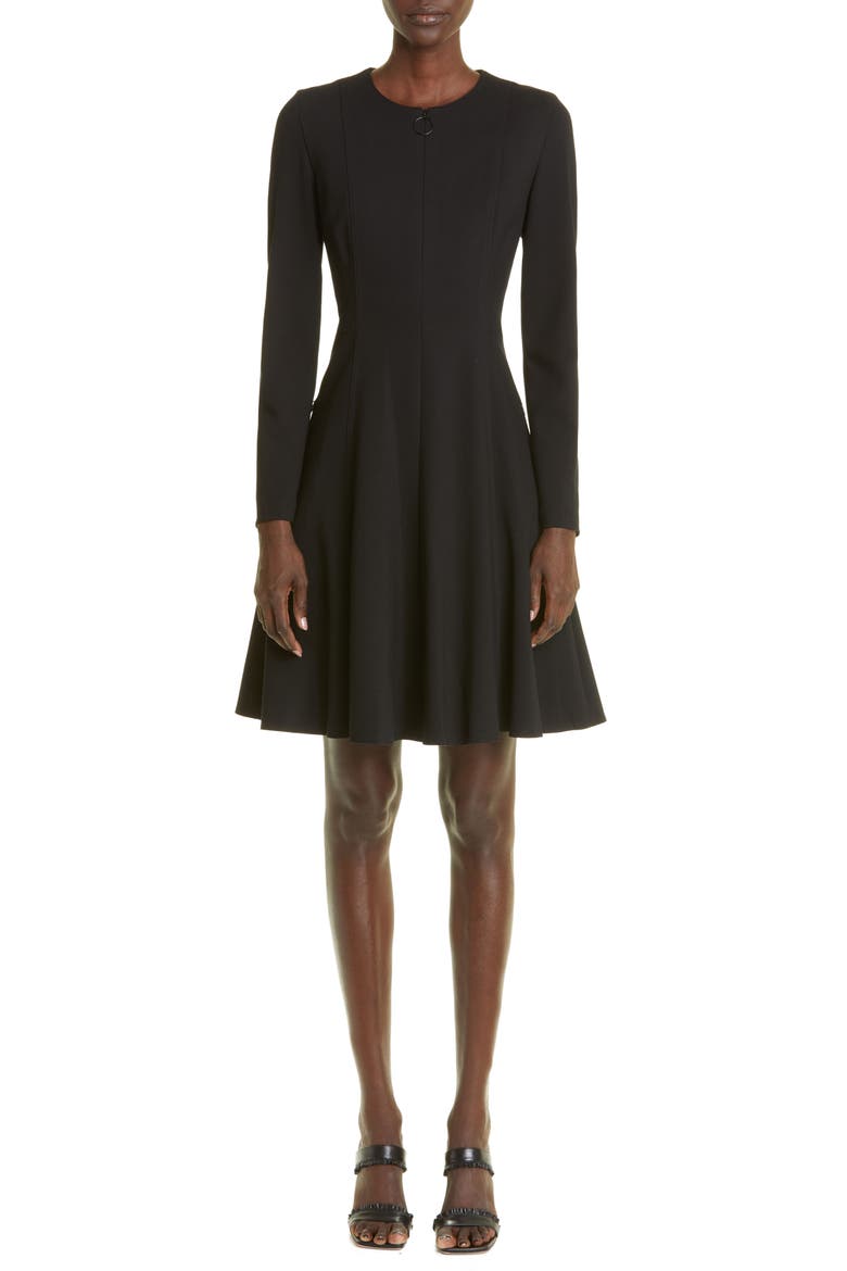 Elements Long Sleeve Jersey Fit & Flare Dress
