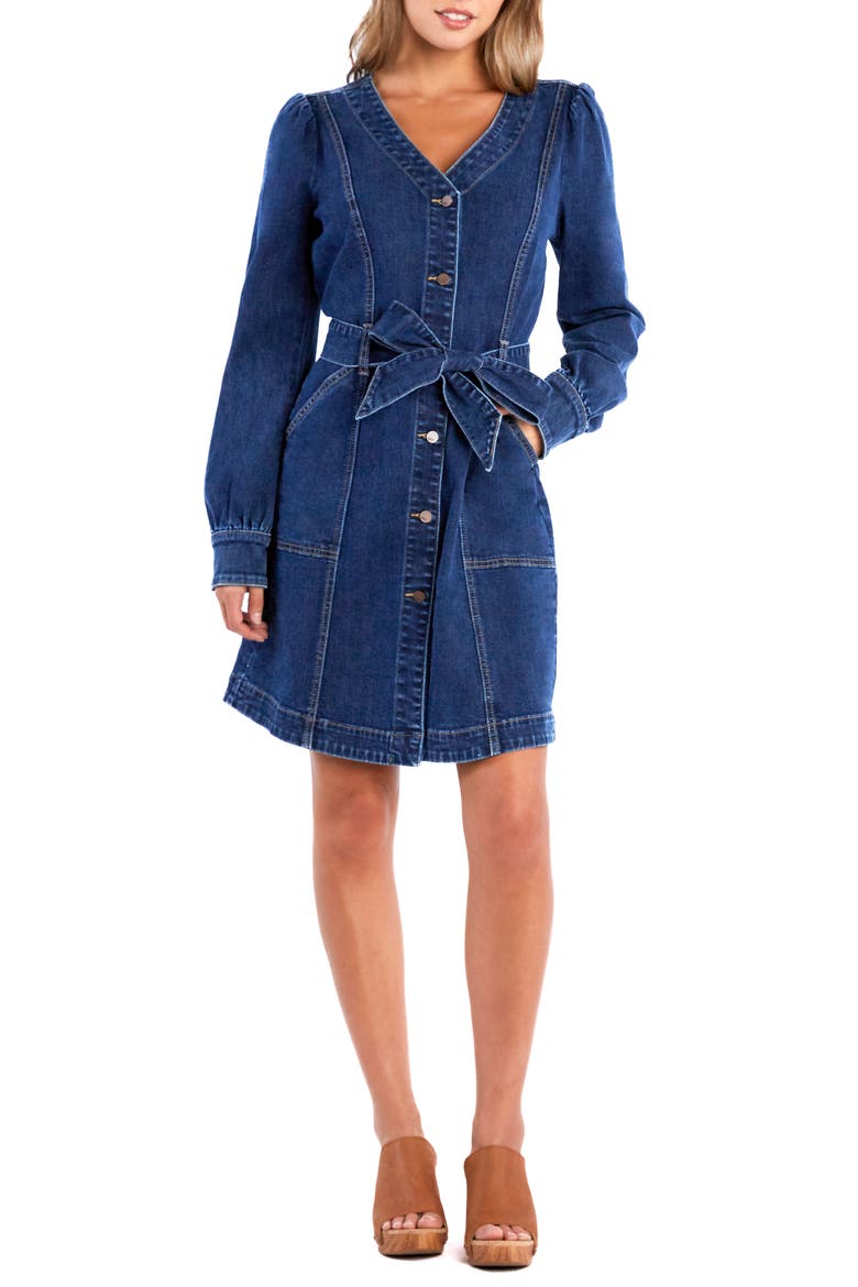 Long Sleeve Denim Shirtdress