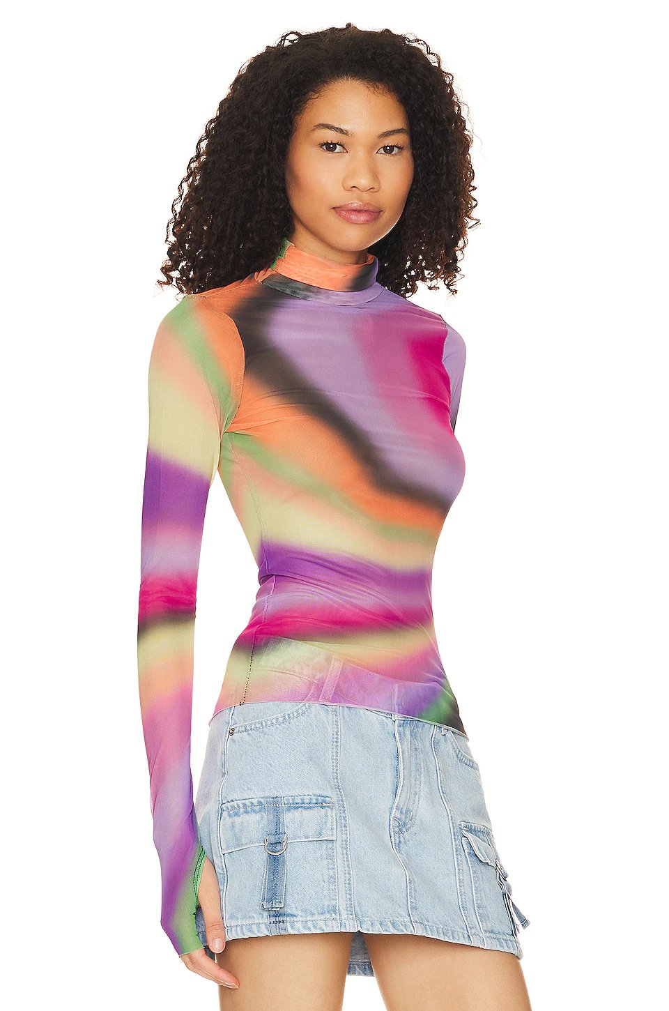 AFRM Zadie Top in Mod Stripe | REVOLVE - Image 2