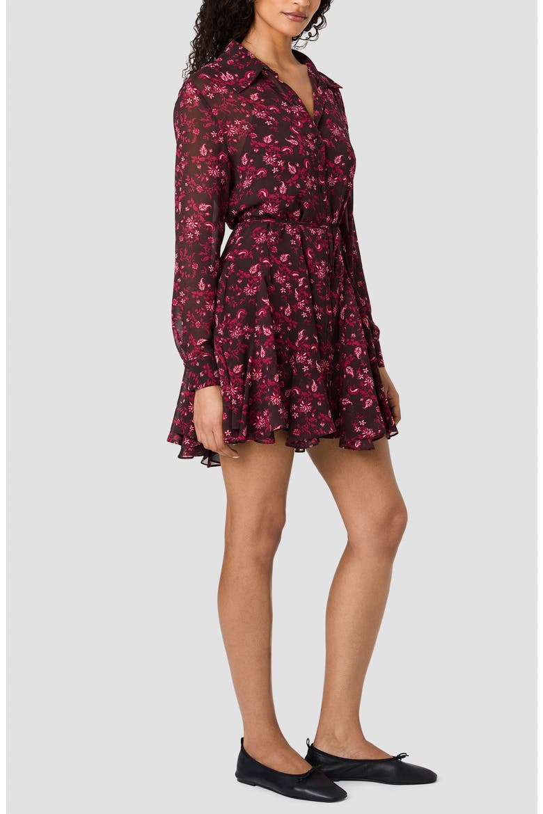 Marina Silky Long Sleeve Minidress