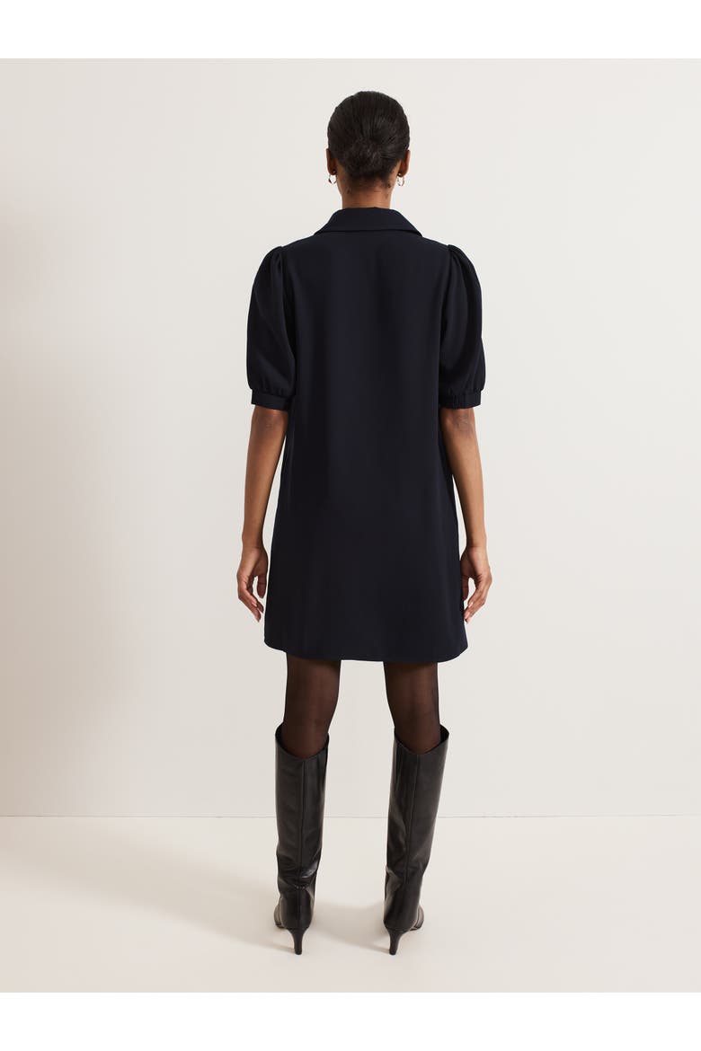 Claudia Button Swing Mini Dress