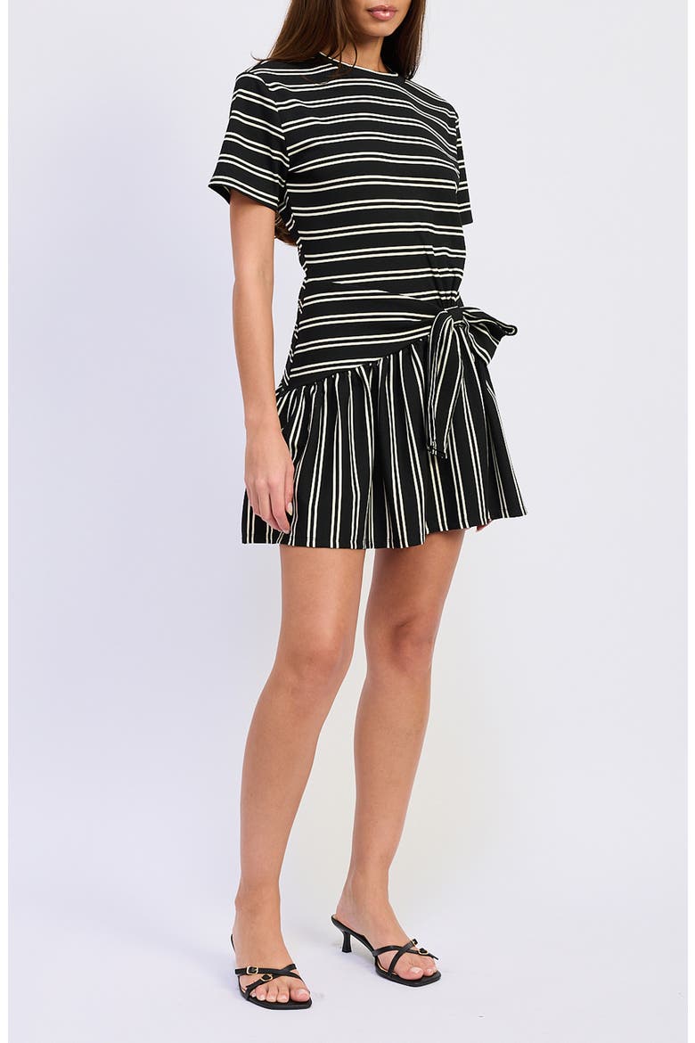 Cara Stripe Jersey Minidress