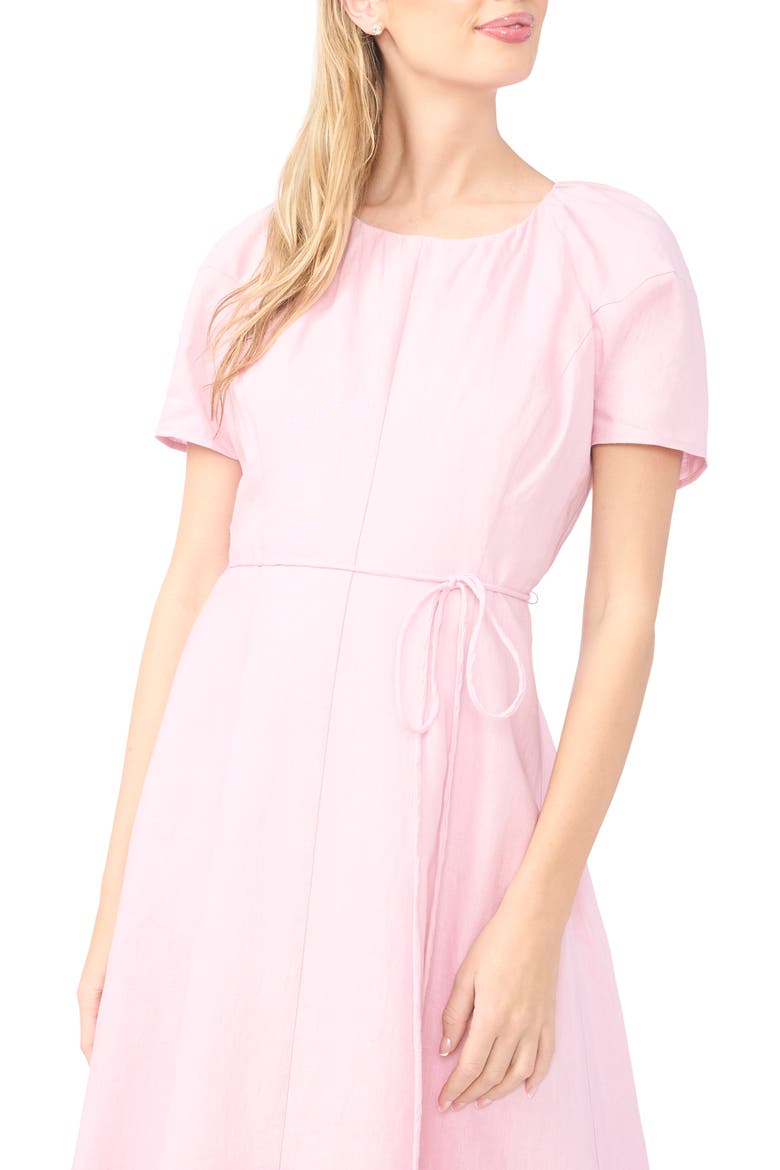 Allison Raglan Sleeve Linen Maxi Dress