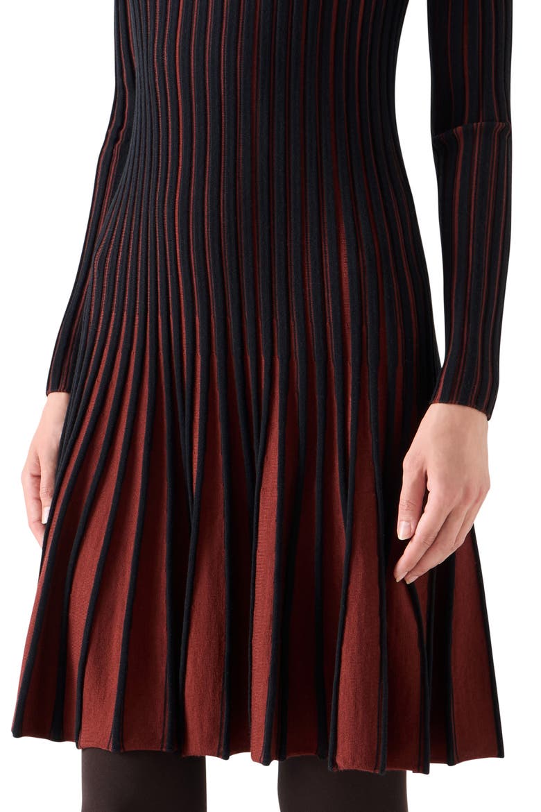 Ribbed Virgin Wool Dress