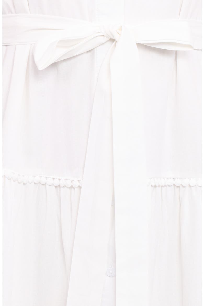 Louella Tie Waist Tiered Maxi Dress