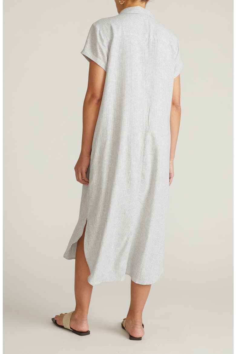Dune Linen Blend Midi Shirtdress