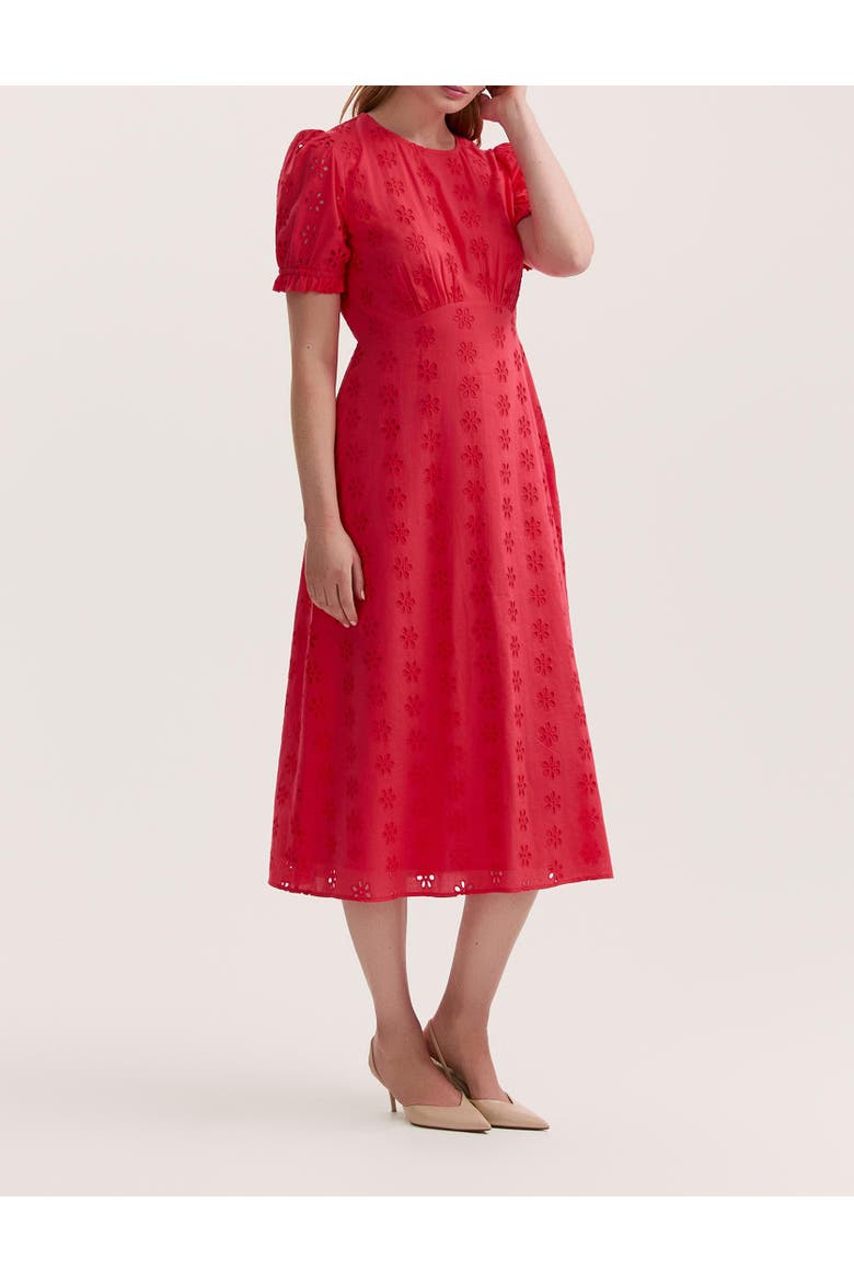 Mela Cotton Midi Tea Dress