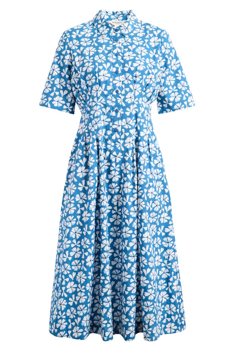Organic Cotton Midi Shirtdress