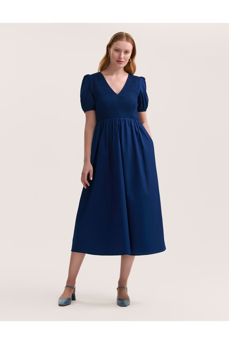 Jamilla Short Sleeve Cotton Midi Dress