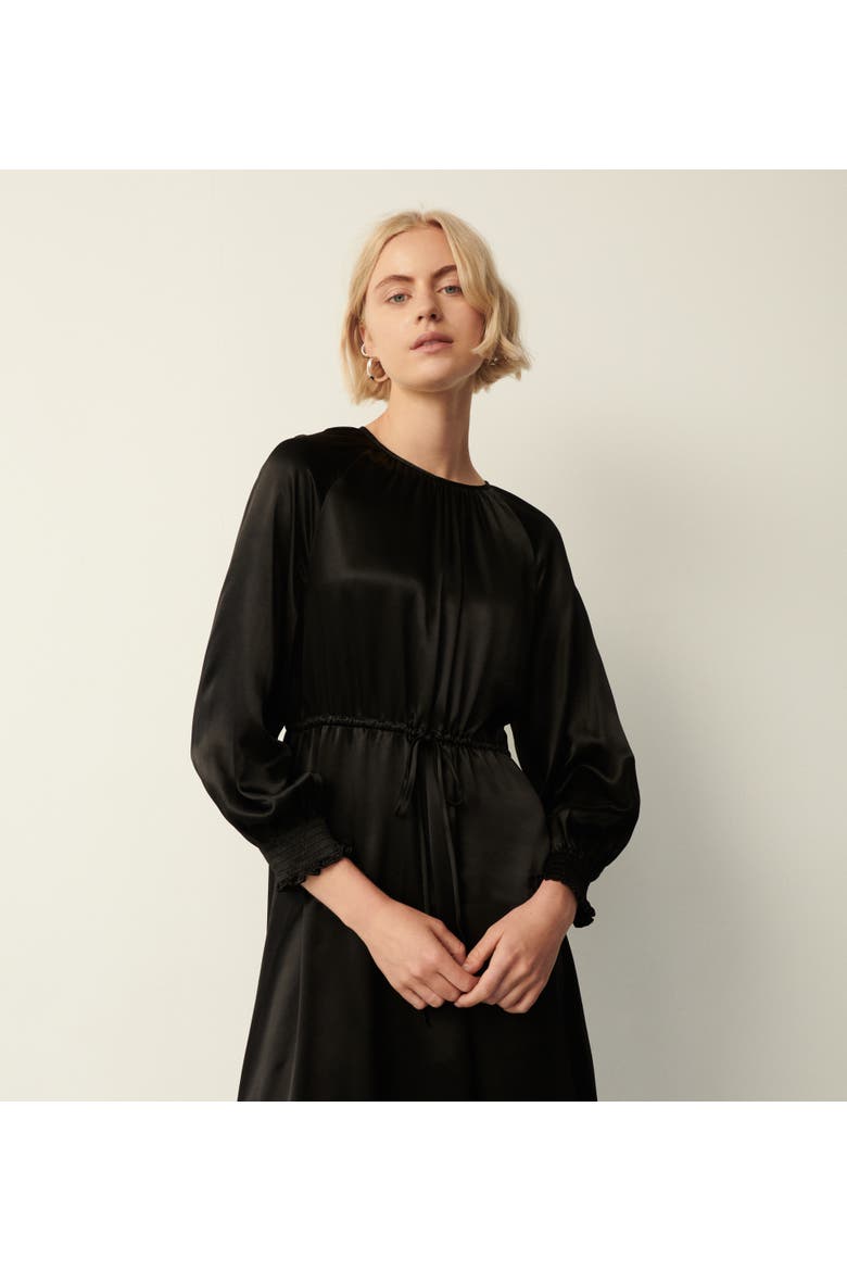 Florian 3/4 Sleeve Round Neck Midi Dress