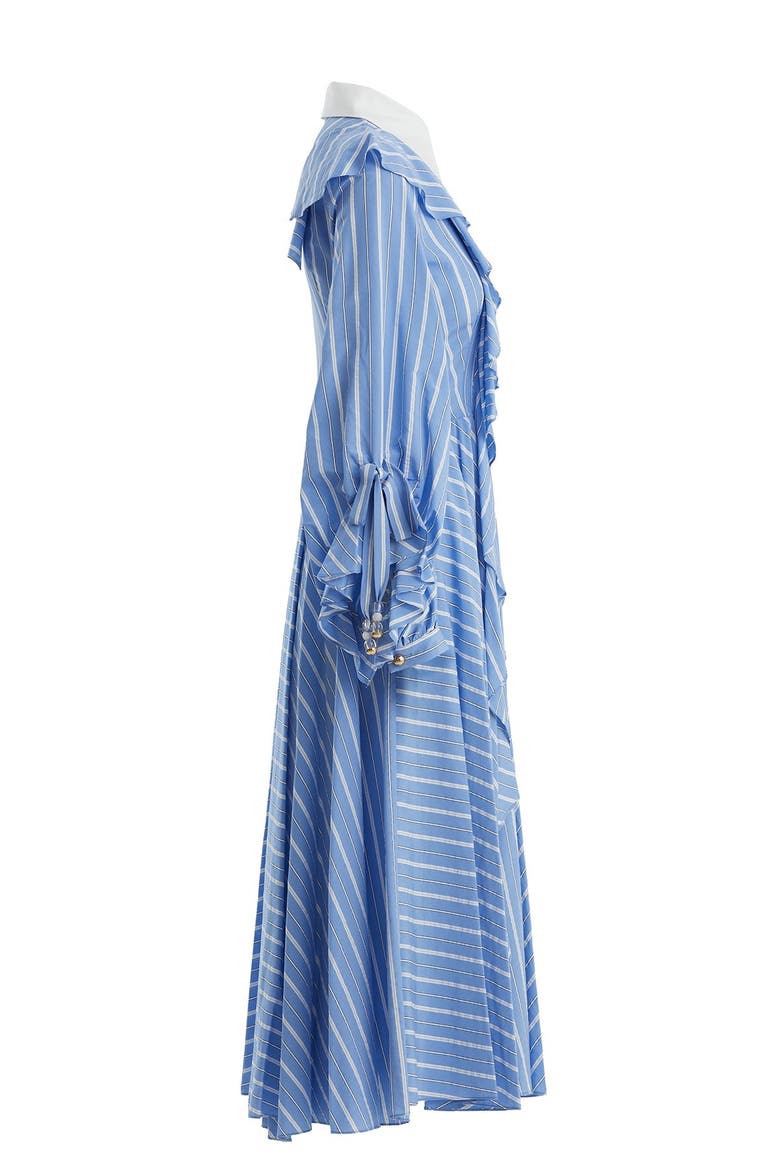 Ruffle Detail Midi Dress