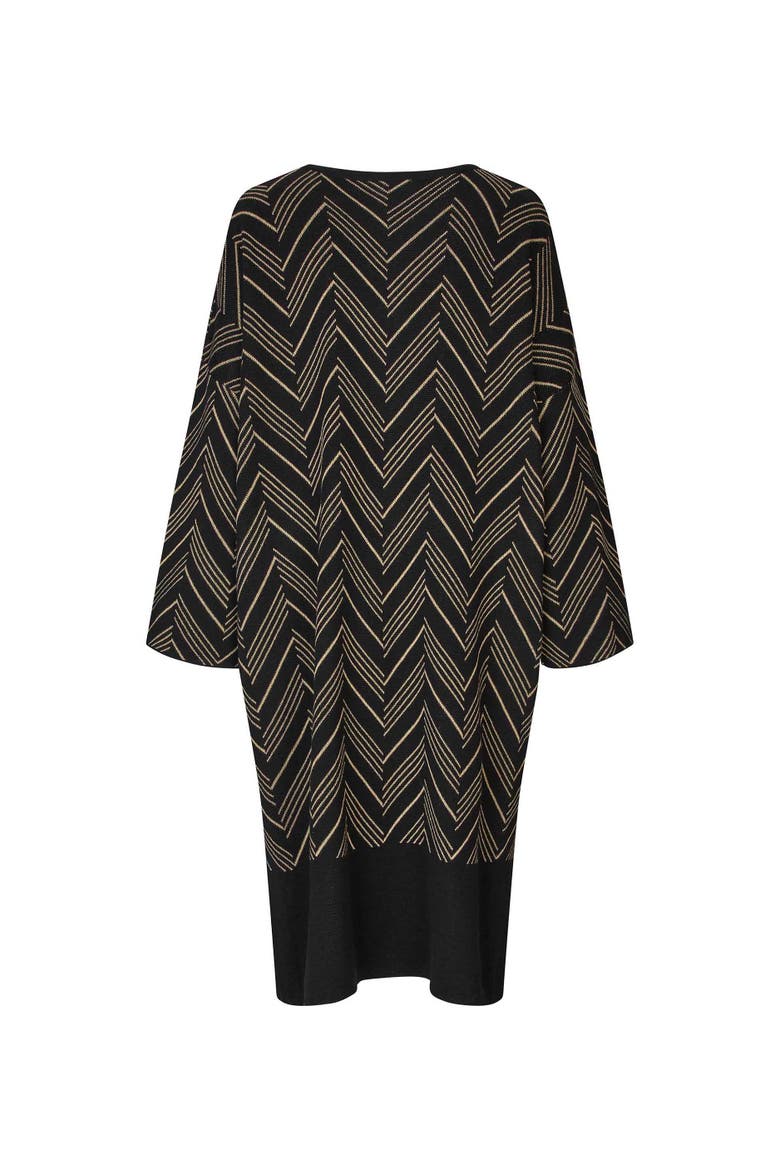 MaNuska3/4 Sleeve Loose Fit Midi Dress