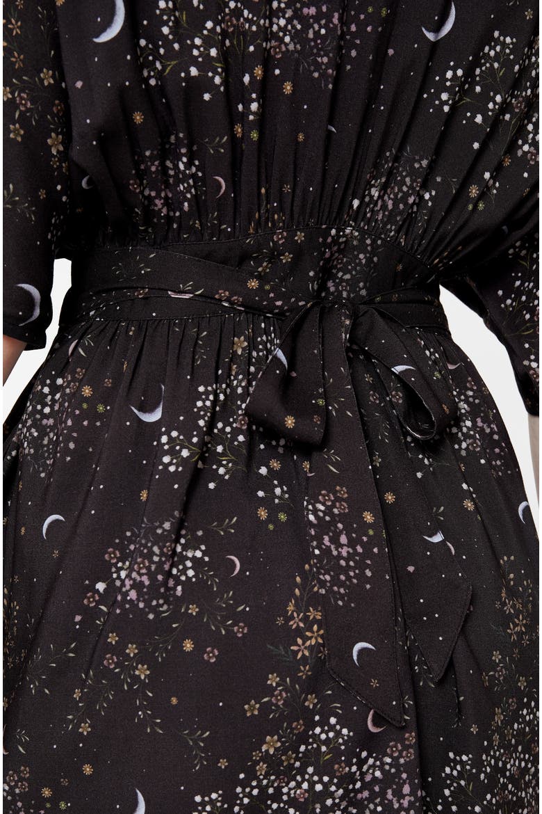 Peaseblossom Celestial Tie Mini Dress