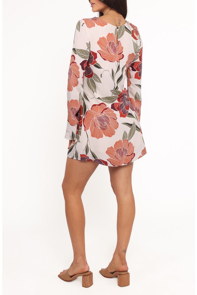 Elanira Floral Long Sleeve Minidress