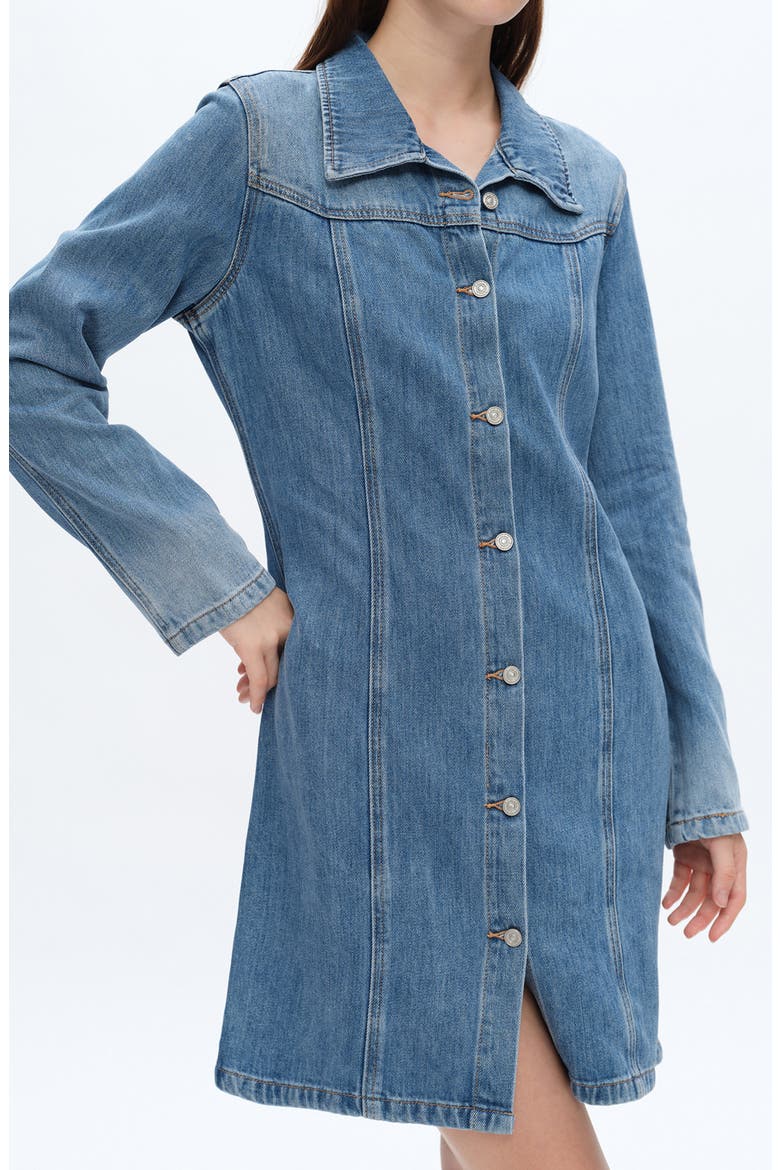 Long Sleeve Denim Shirtdress