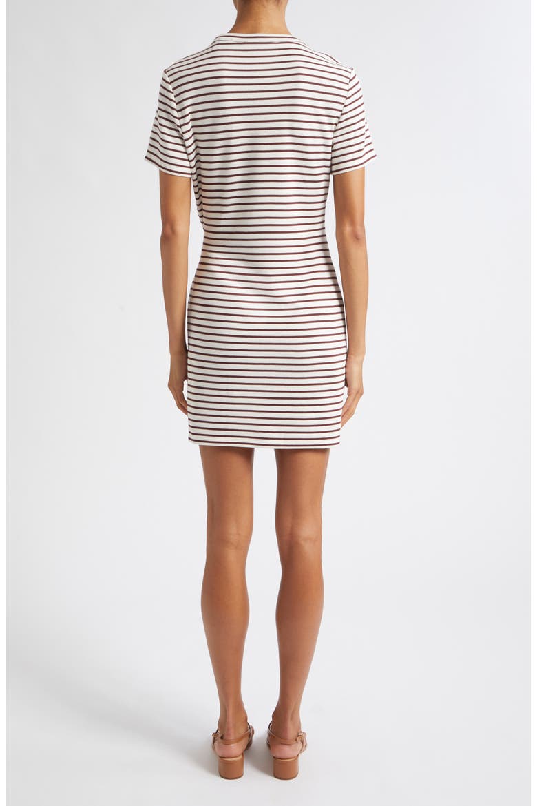Elvaris Stripe Short Sleeve Minidress