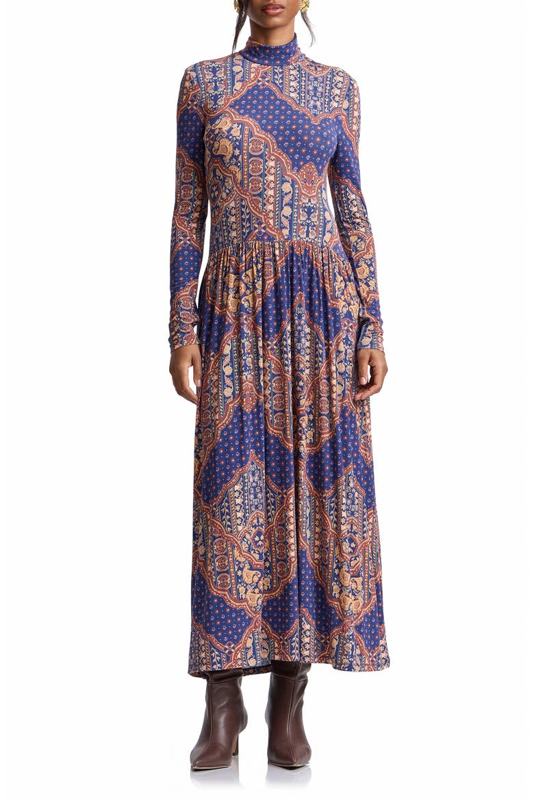 Long Sleeve Jersey Maxi Dress