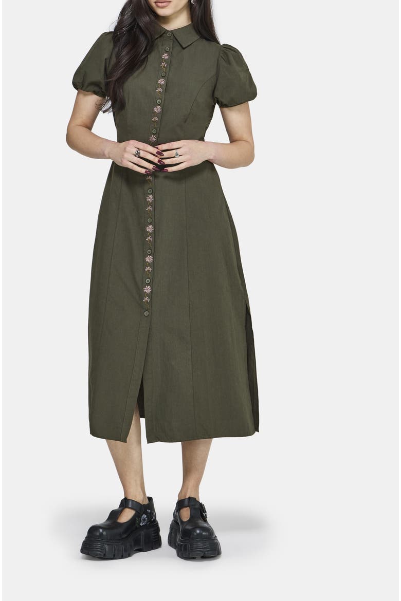 Odile Embroidered Midaxi Dress