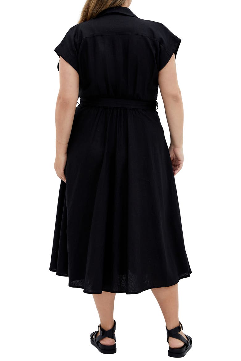 Liliana Short Sleeve Maxi Shirtdress