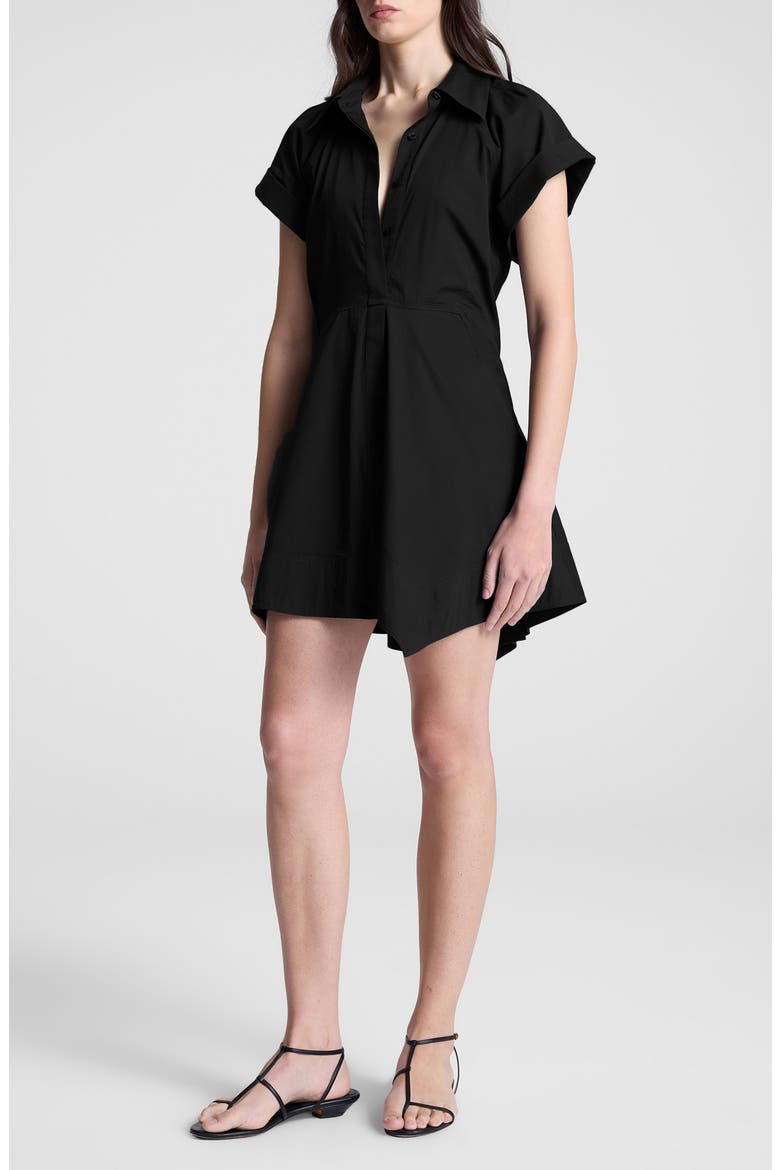 Julie Cotton Mini Shirtdress