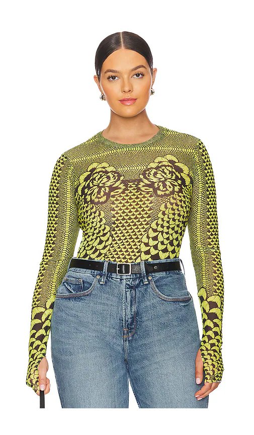 AFRM Kaylee Top in Citrus Petals - Image 2