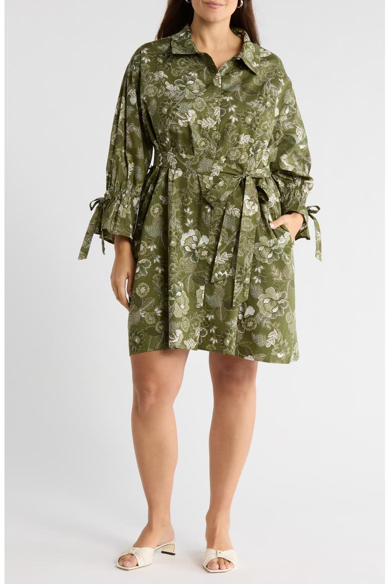 Emelia Hazelton Floral Cotton Shirtdress