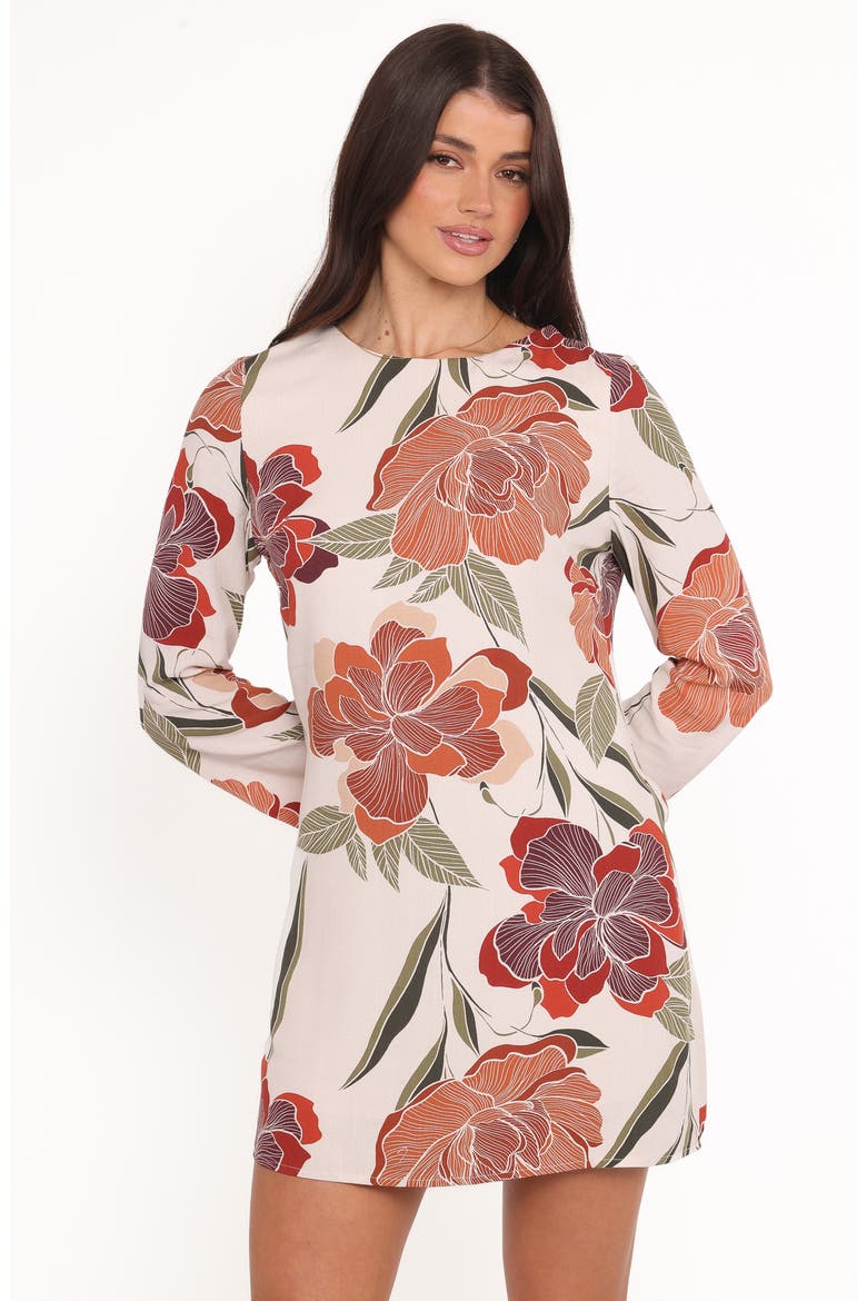 Elanira Floral Long Sleeve Minidress
