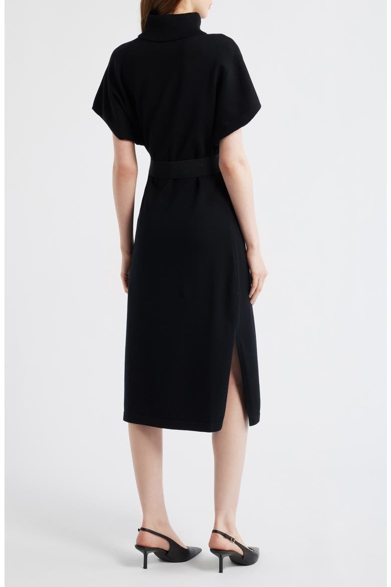 Turtleneck Midi Sweater Dress