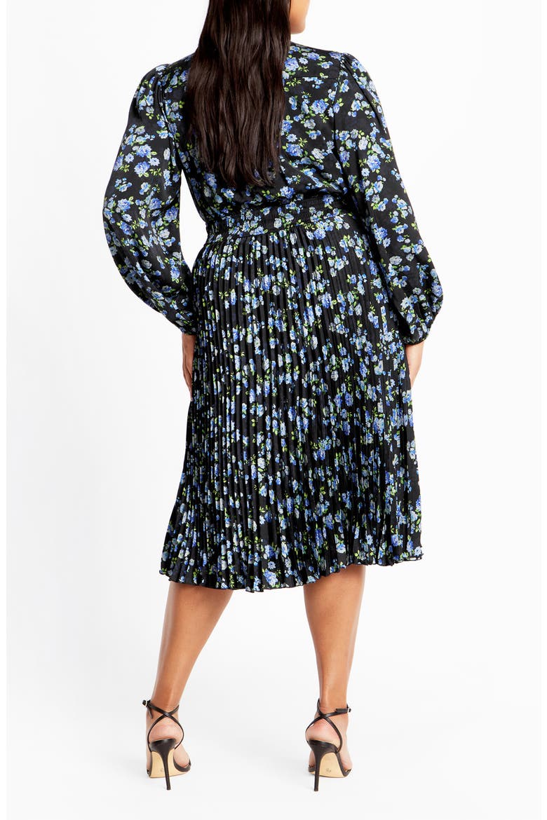 Nina Floral Midi Dress(Plus)