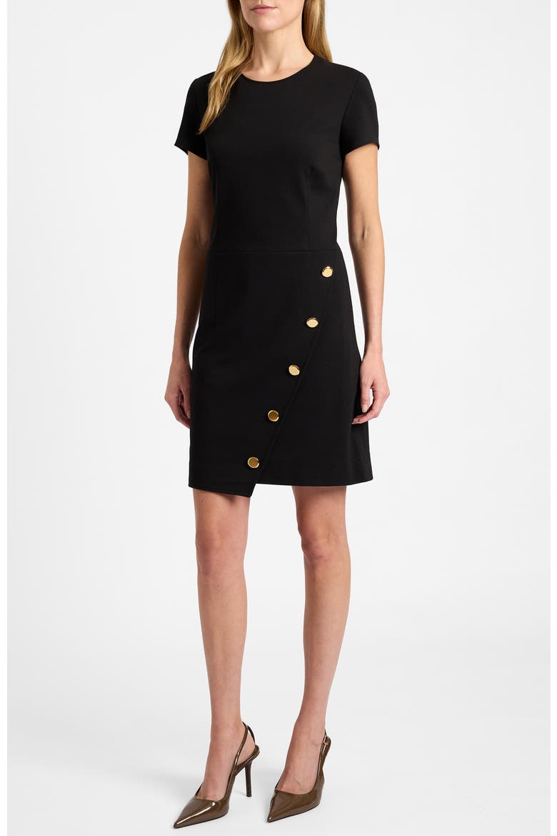 Loni Short Sleeve A-Line Dress