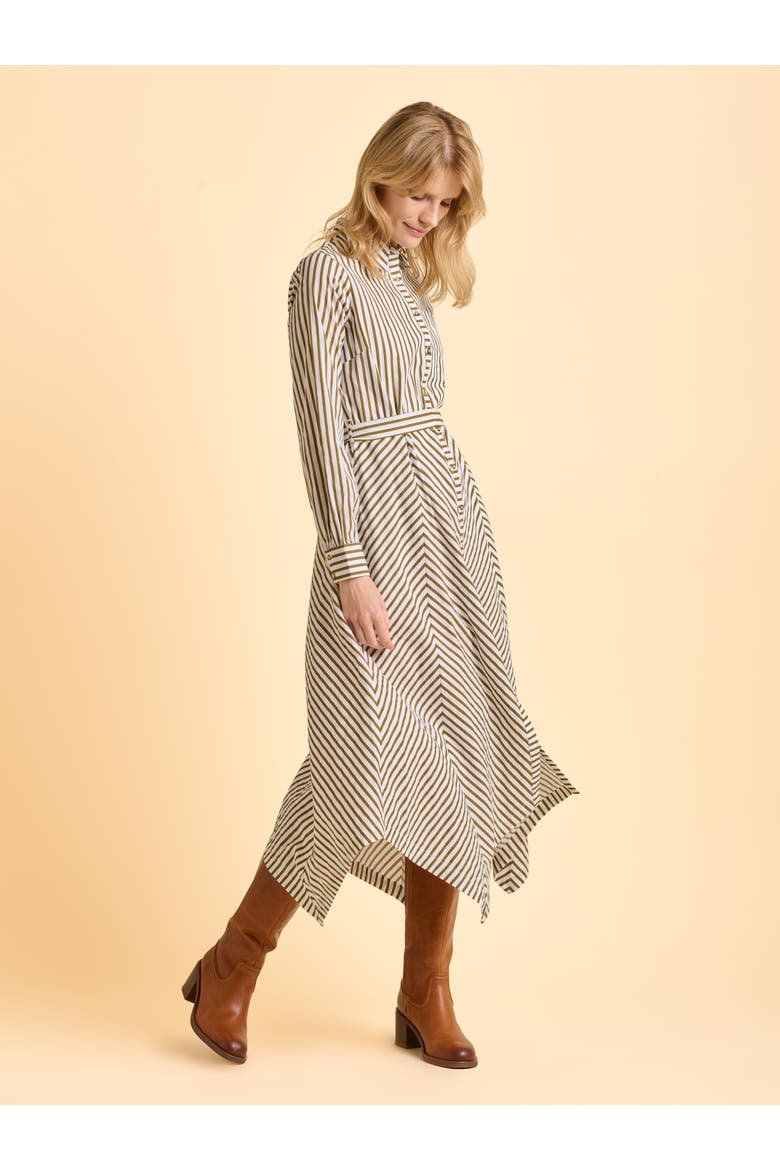 Forrest Long Sleeve Shirt Midi Dress