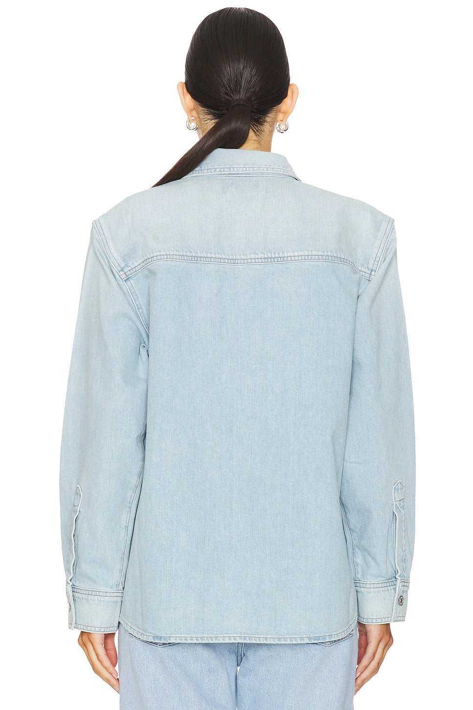 AGOLDE Rina Slim Shirt in Extract - Image 3