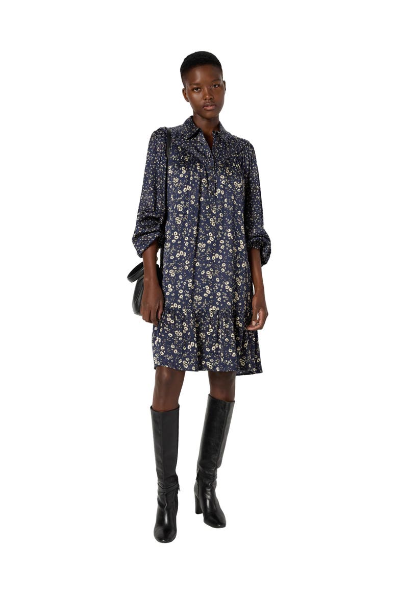 Leana Printed Shirt Dress