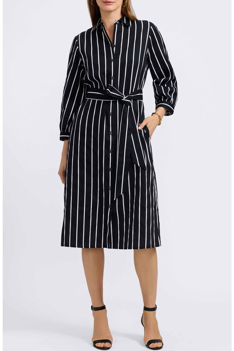 Esther Stripe Cotton Shirtdress