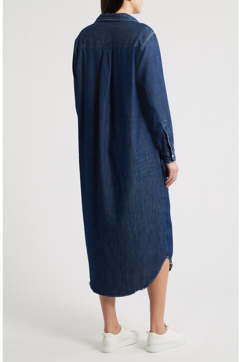 Rory Long Sleeve Denim Maxi Shirtdress