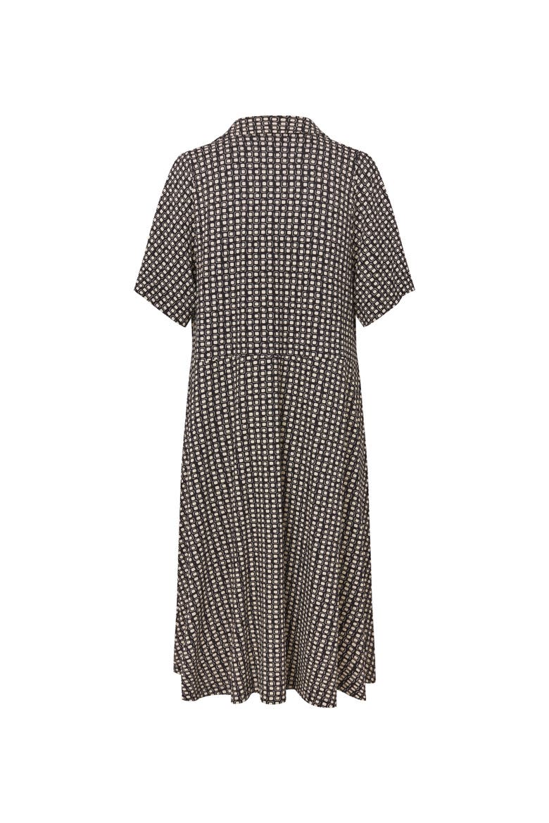 MaNaterinna Draped Shirt Midi Dress