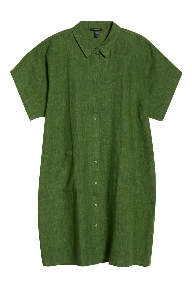 Organic Linen Shirtdress