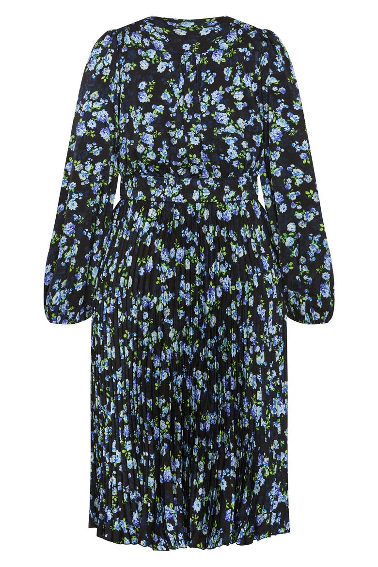 Nina Floral Midi Dress(Plus)