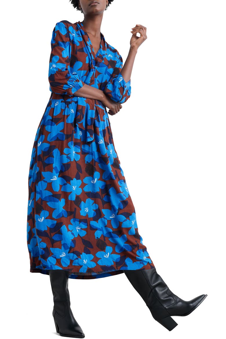 Harbour Cover Floral Print Maxi Dress
