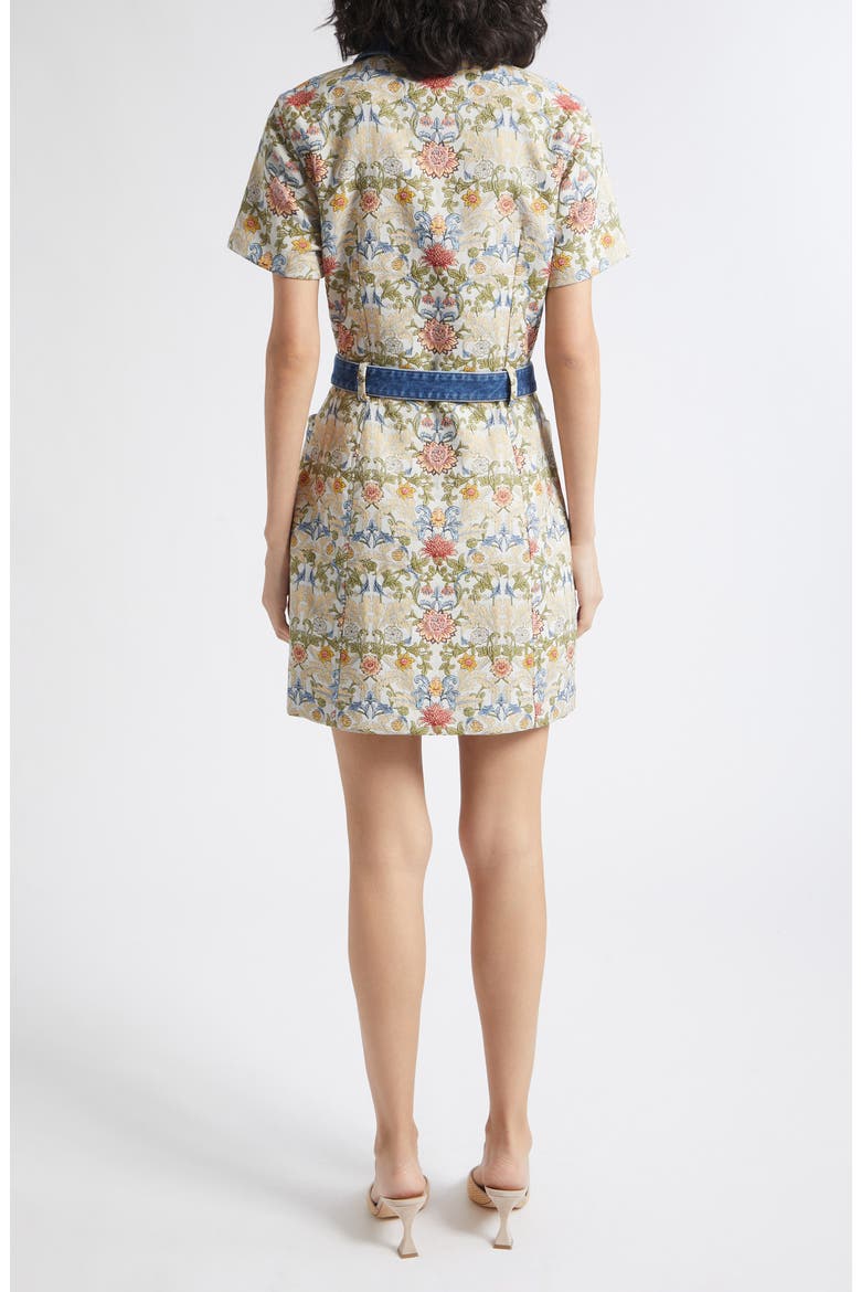 Bea Floral Zip Front Minidress