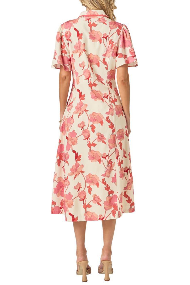 Print Midi Shirtdress